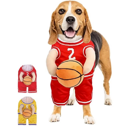 Dog Costume - Basketball Player with Ball